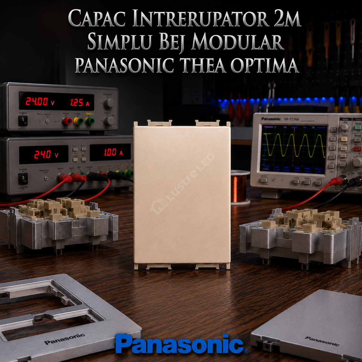 Capac Intrerupator 2M Simplu Bej Modular Panasonic Thea Optima