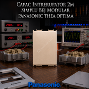 Capac Intrerupator 2M Simplu Bej Modular Panasonic Thea Optima