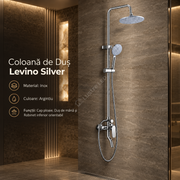 Coloana de Dus Levino Silver din Inox