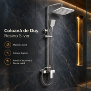 Coloana de Dus Resino Silver din Alama