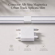 Conector Alb Sina Magnetica Urban Track Aplicata Slim