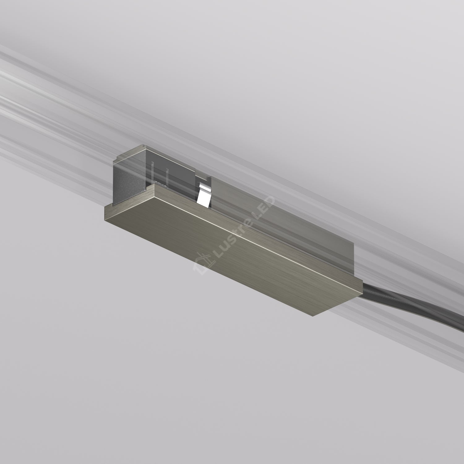 Conector Alimentare Sina Magnetica SHINE BASE TRACK Dark Nickel Premium 7.5CM