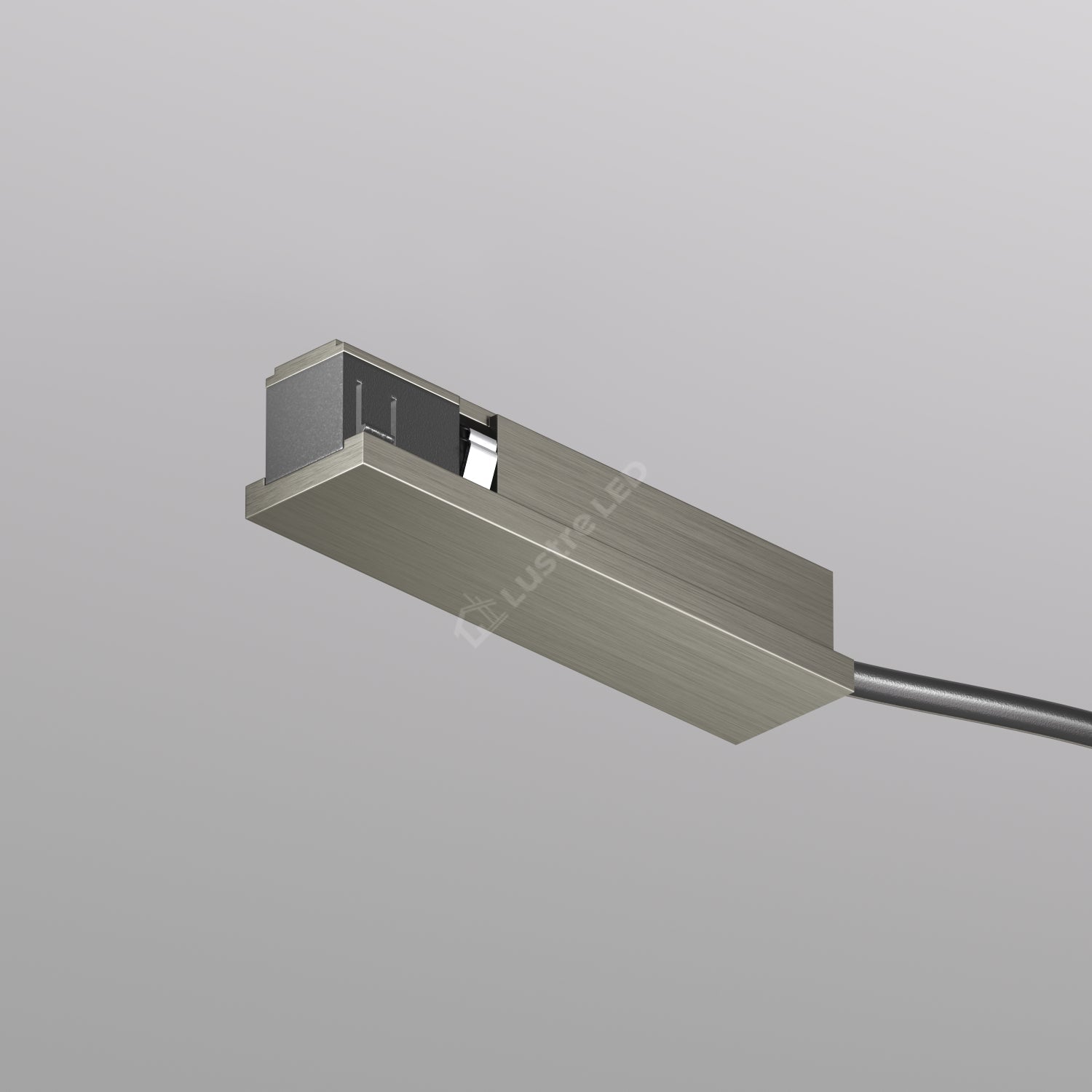 Conector Alimentare Sina Magnetica SHINE BASE TRACK Dark Nickel Premium 7.5CM