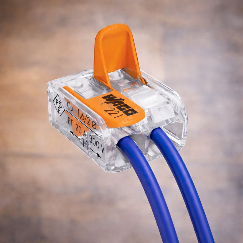 Conector Derivatie Wago Slim 2 Poli 0.5-4 mm 32A