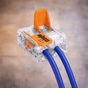 Conector Derivatie Wago Slim 2 Poli 0.5-6 mm 32A