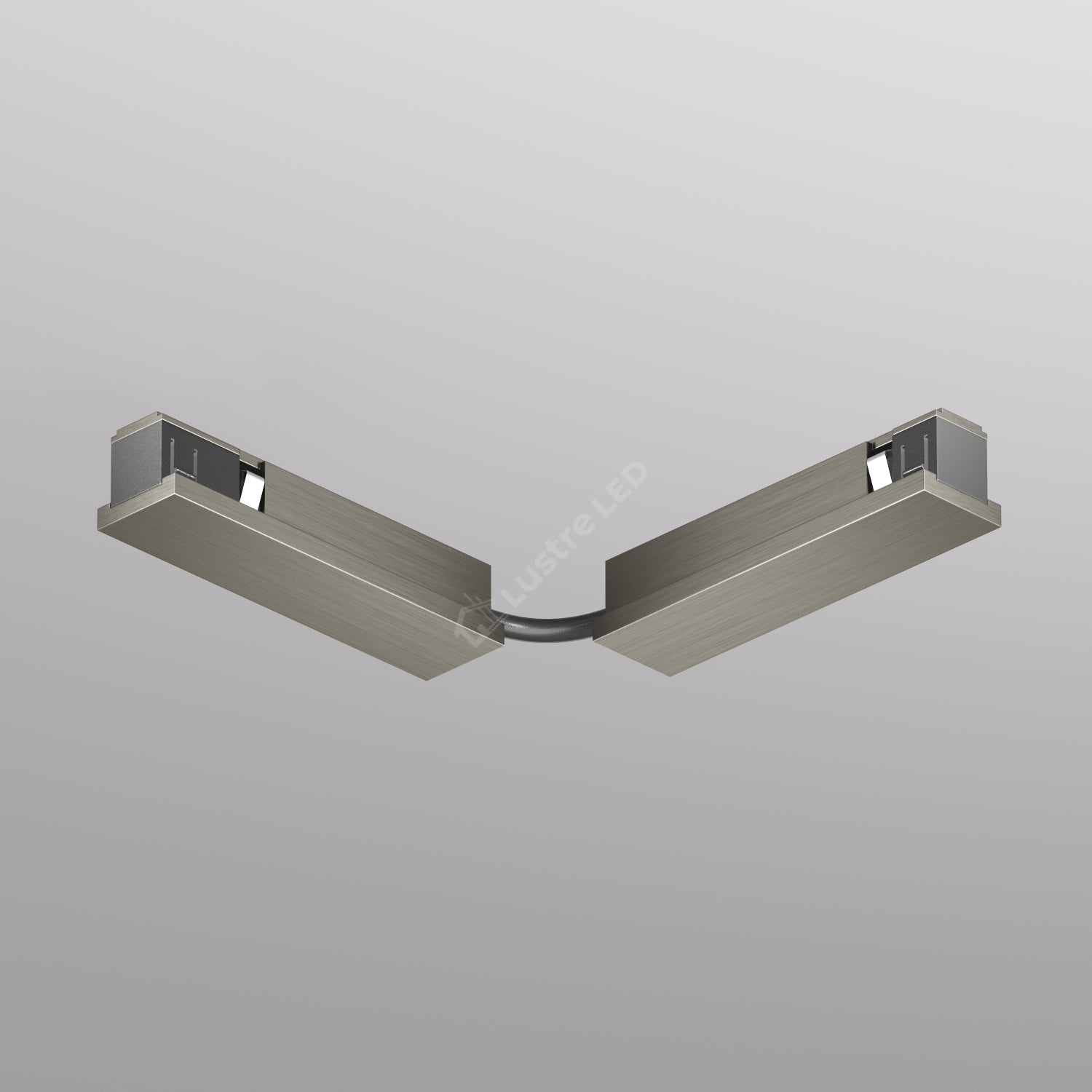 Conector Flexibil Alimentare Sina Magnetica SHINE BASE TRACK Dark Nickel Premium Perete - Tavan