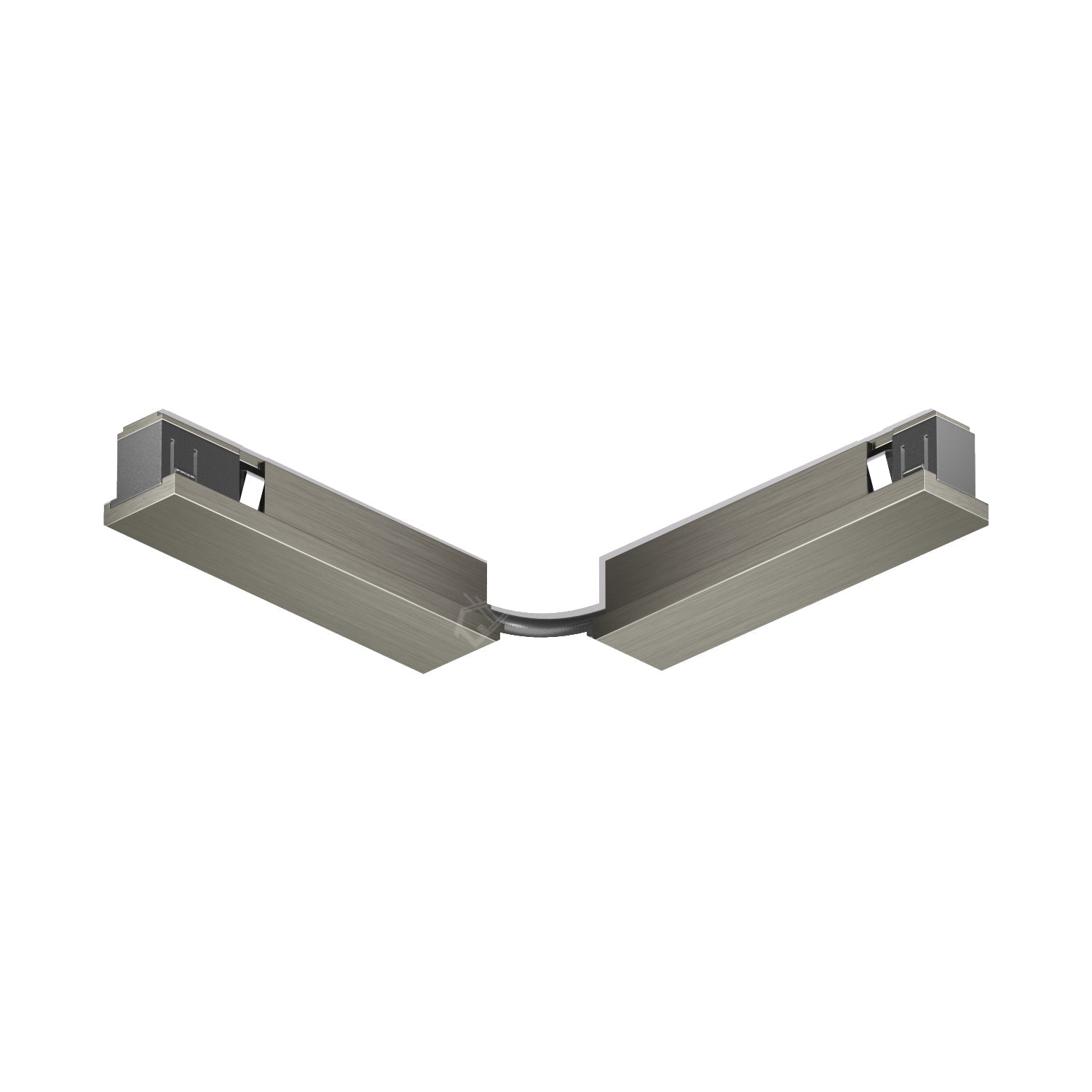 Conector Flexibil Alimentare Sina Magnetica SHINE BASE TRACK Dark Nickel Premium Perete - Tavan