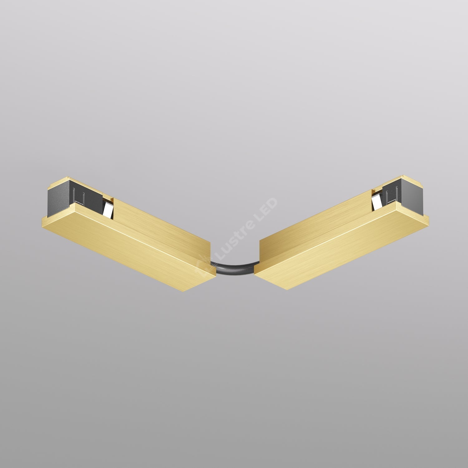 Conector Flexibil Alimentare Sina Magnetica SHINE BASE TRACK Gold Premium Perete - Tavan