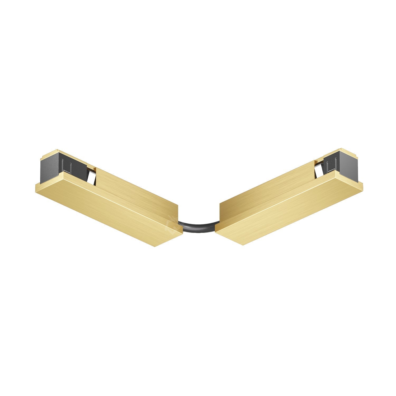 Conector Flexibil Alimentare Sina Magnetica SHINE BASE TRACK Gold Premium Perete - Tavan