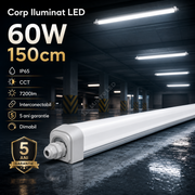 Corp Iluminat LED 60W 150cm IP65 CCT 7200lm Interconectabil