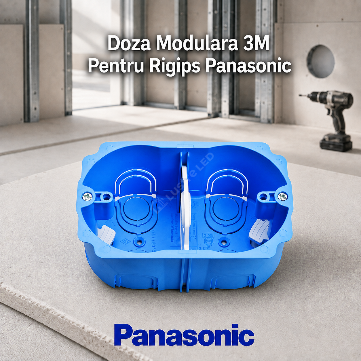Doza Modulara 3M Pentru Rigips Panasonic