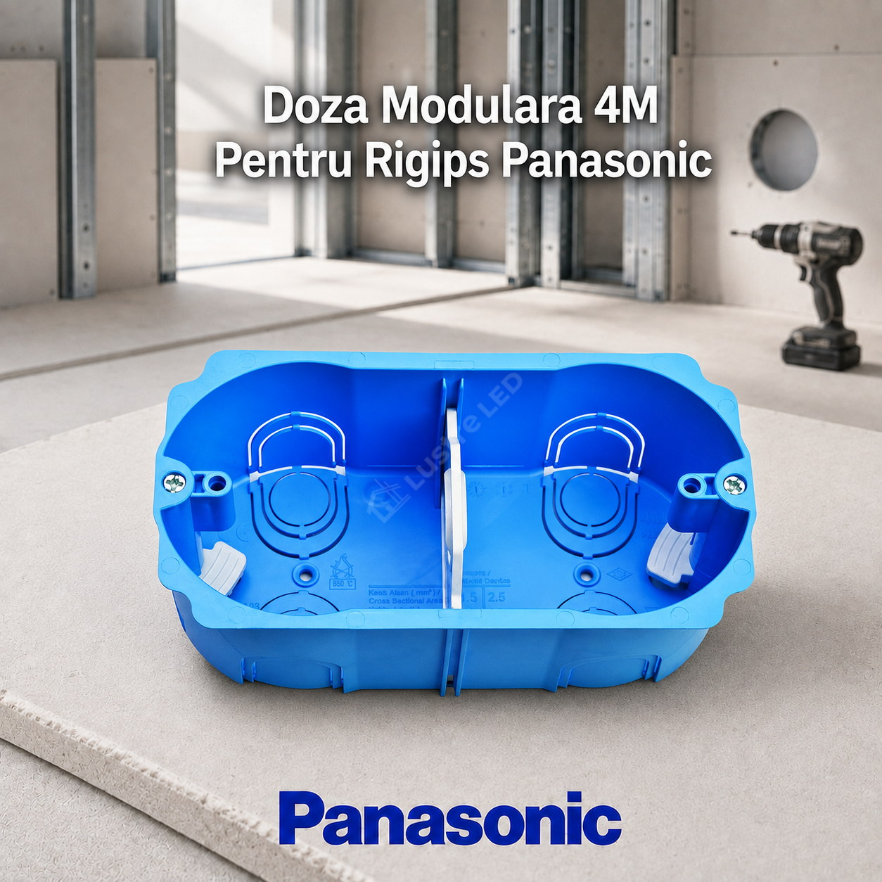 Doza Modulara 4M Pentru Rigips Panasonic