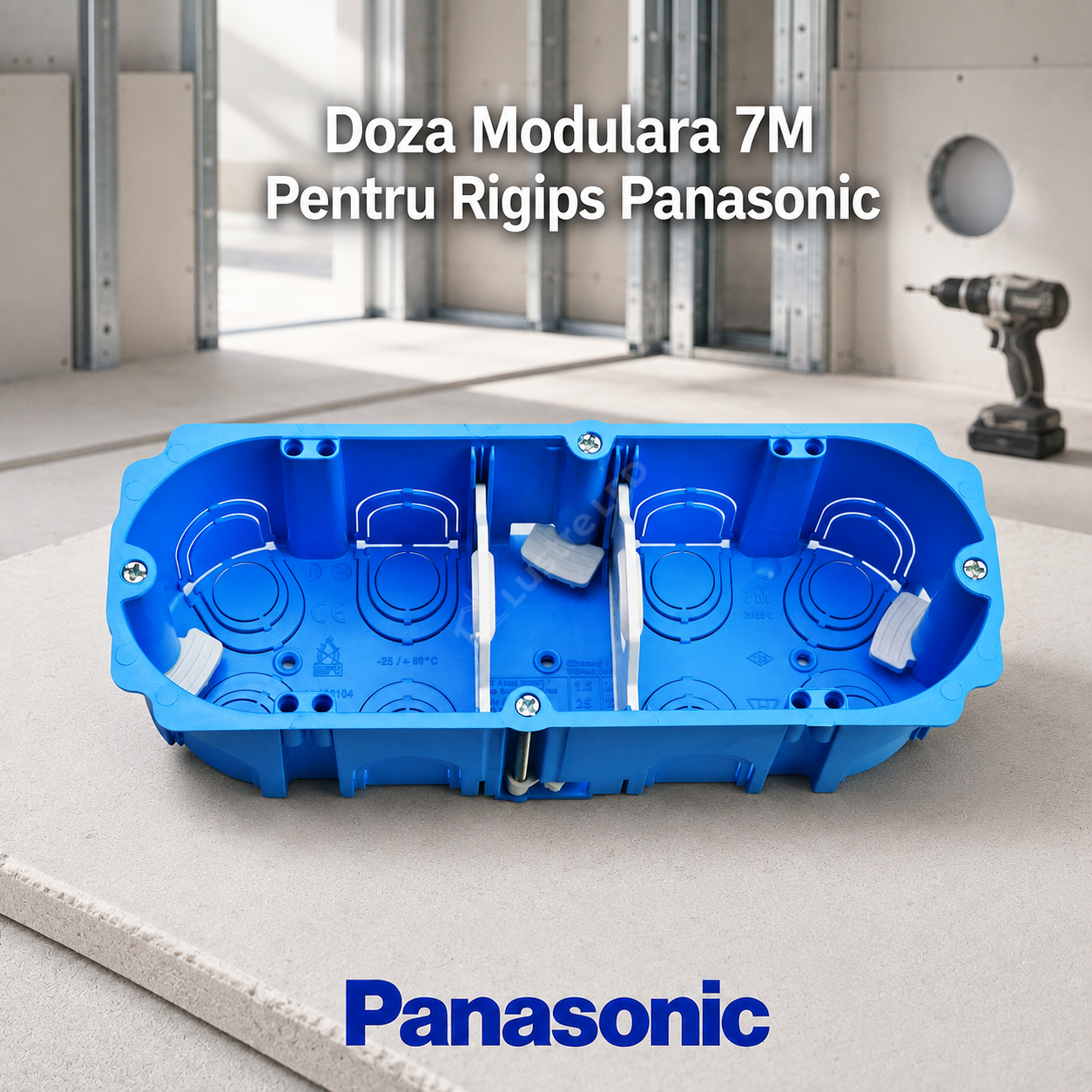 Doza Modulara 7M Pentru Rigips Panasonic