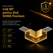 Element Imbinare Colt Sina Magnetica SHINE TRACK Gold Premium 4CM