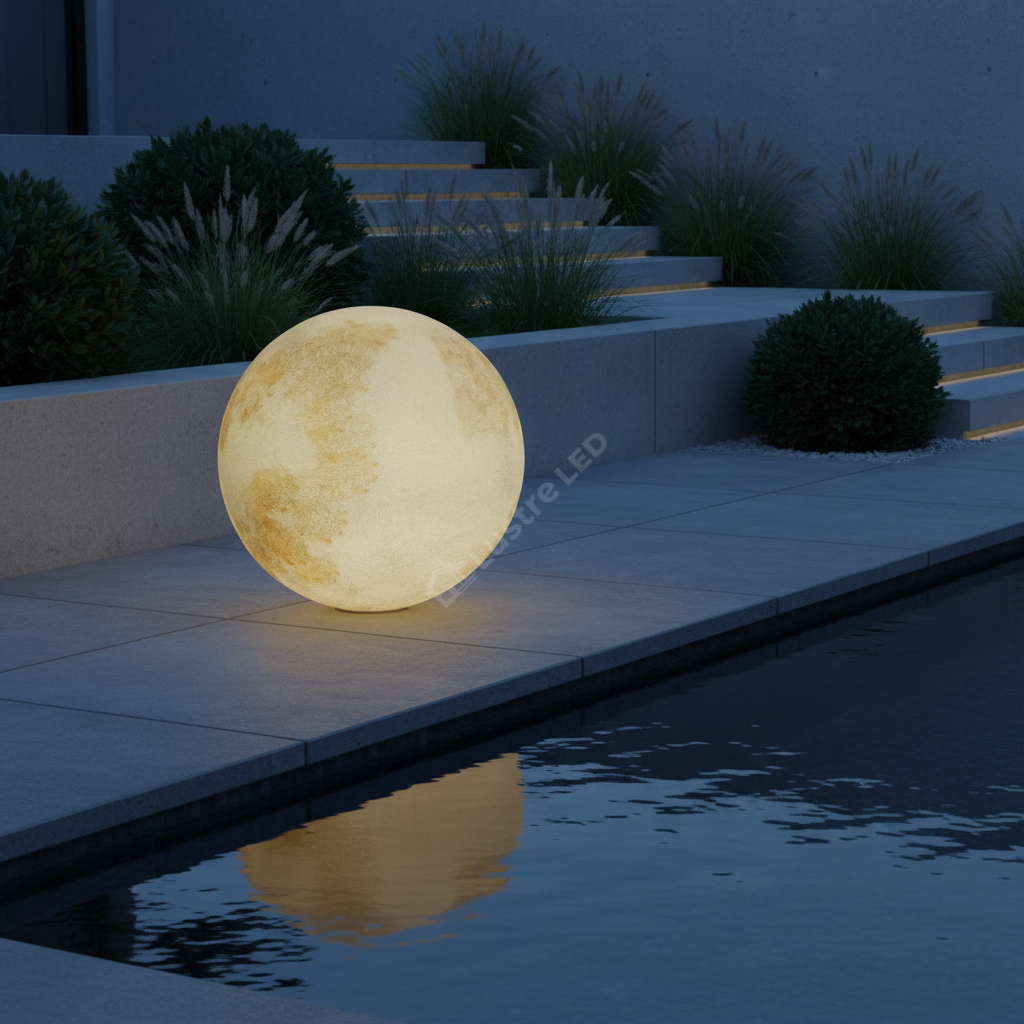 Felinar Glob MOONGLOW 60cm, 3 Lumini, Premium