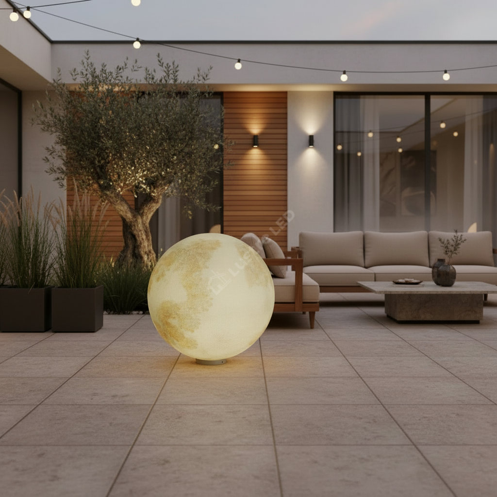 Felinar Glob MOONGLOW 60cm, 3 Lumini, Premium