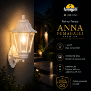 Felinar Perete ANNA Fumagalli White Italia, Garantie Lifetime