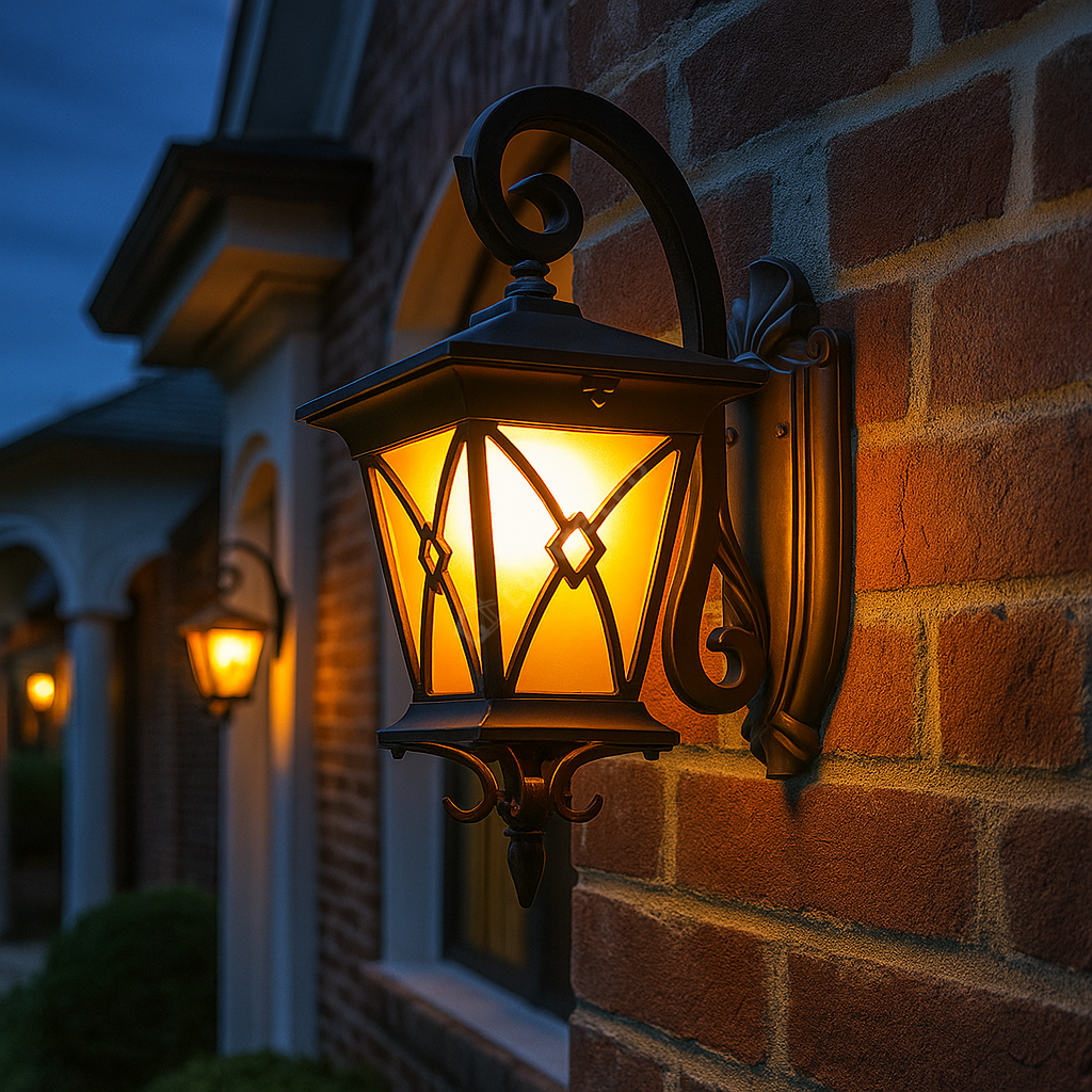 Aplica Exterior Tip Felinar 1XE27 Black IP65 AURIE Wall Light Fixtures