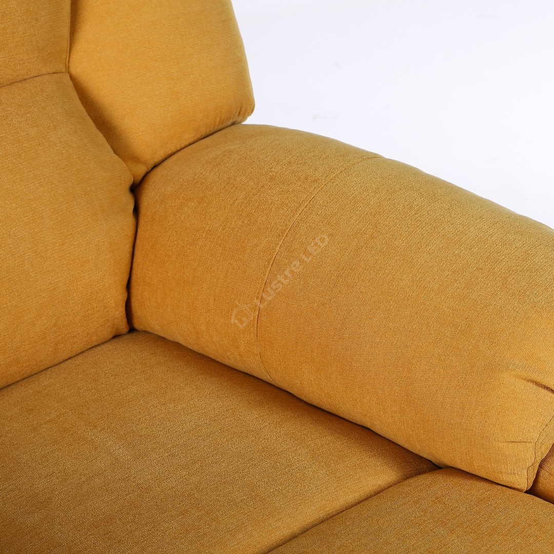Fotoliu cu Masaj și Încălzire Recliner Electric Galben FOTOLIU CU MASAJ/RECLINER/INCALZIRE / GALBEN Chairs