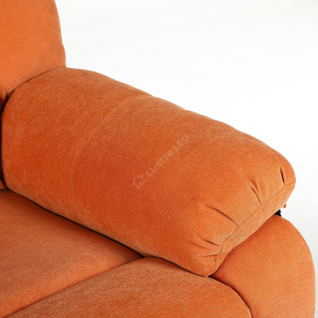 Fotoliu cu Masaj și Încălzire Recliner Electric Portocaliu FOTOLIU CU MASAJ/RECLINER/INCALZIRE / Portocaliu Chairs