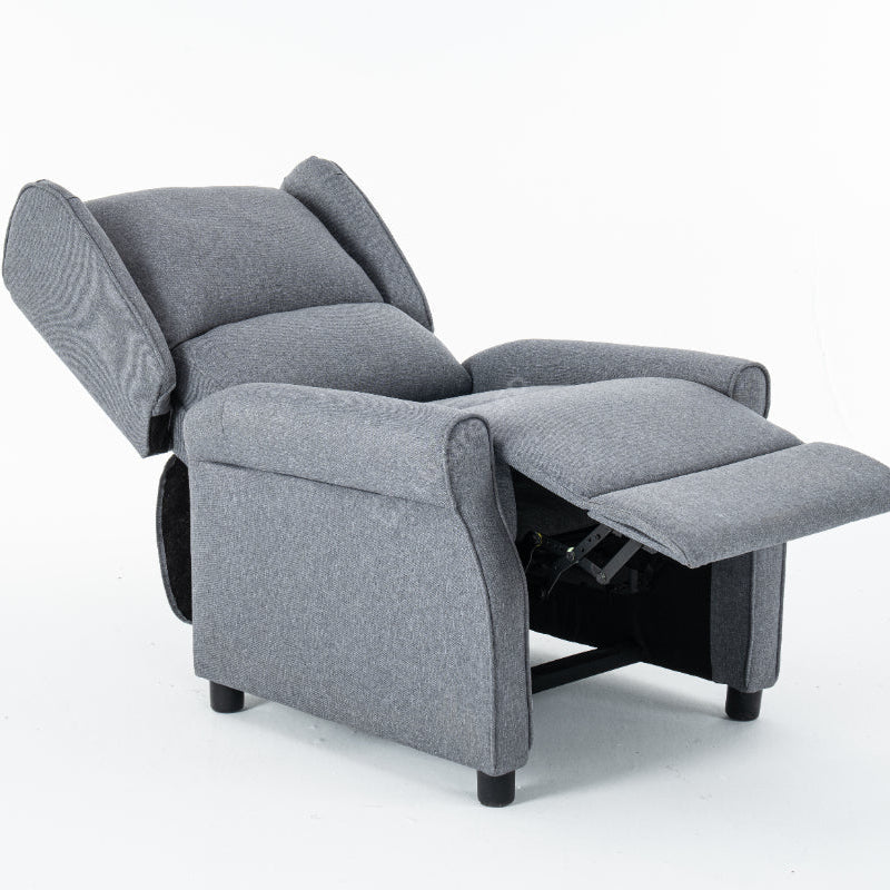 Fotoliu Recliner STILO Grey Spatar Inalt cu Suport Picioare