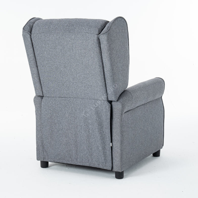 Fotoliu Recliner STILO Grey Spatar Inalt cu Suport Picioare