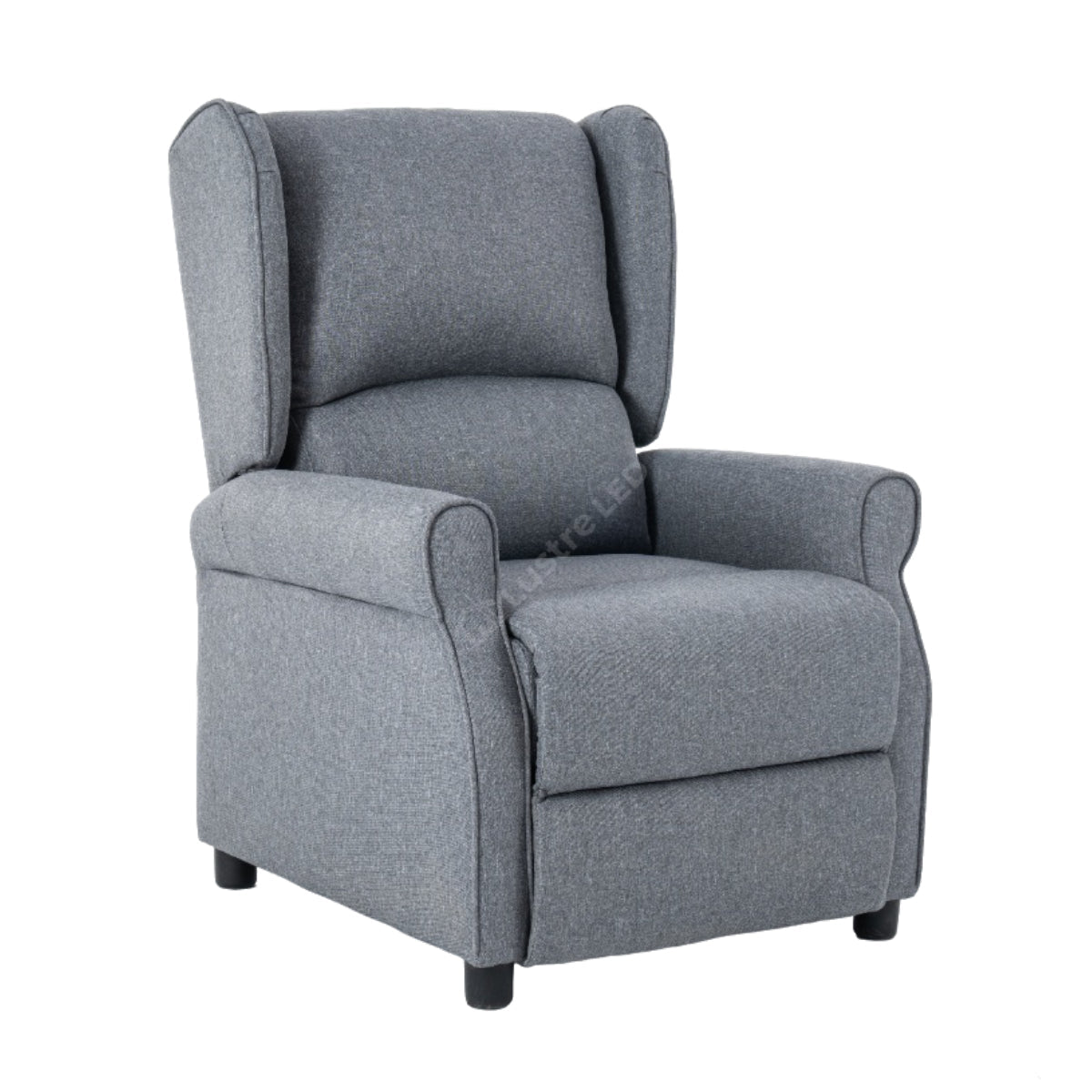 Fotoliu Recliner STILO Grey Spatar Inalt cu Suport Picioare