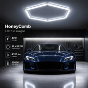 HoneyComb LED 1x Hexagon 42W | 83x98cm | 4320lm | 6500K