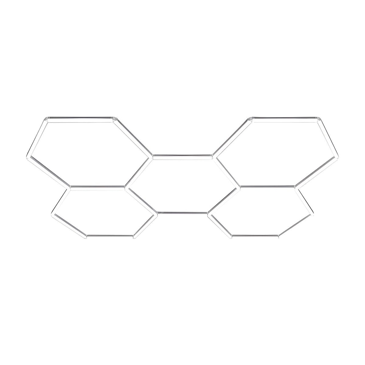 HoneyComb LED 5x Hexagoane 160W | 238x165CM | 17800lm | 6500K
