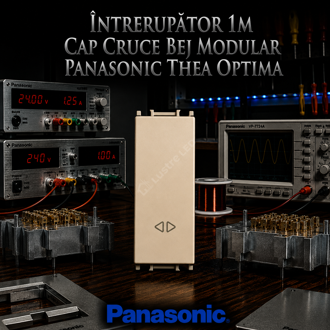 Intrerupator 1M Cap Cruce Bej Modular Panasonic Thea Optima