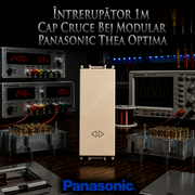 Intrerupator 1M Cap Cruce Bej Modular Panasonic Thea Optima