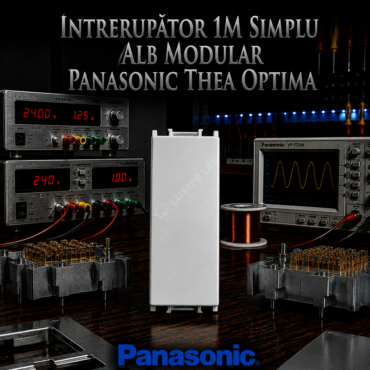 Intrerupator 1M Simplu Alb Modular Panasonic Thea Optima
