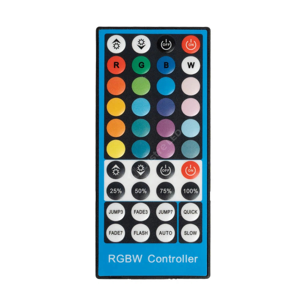Kit Banda LED RGB+WW IP65 5 metri Telecomanda 44 Taste IR