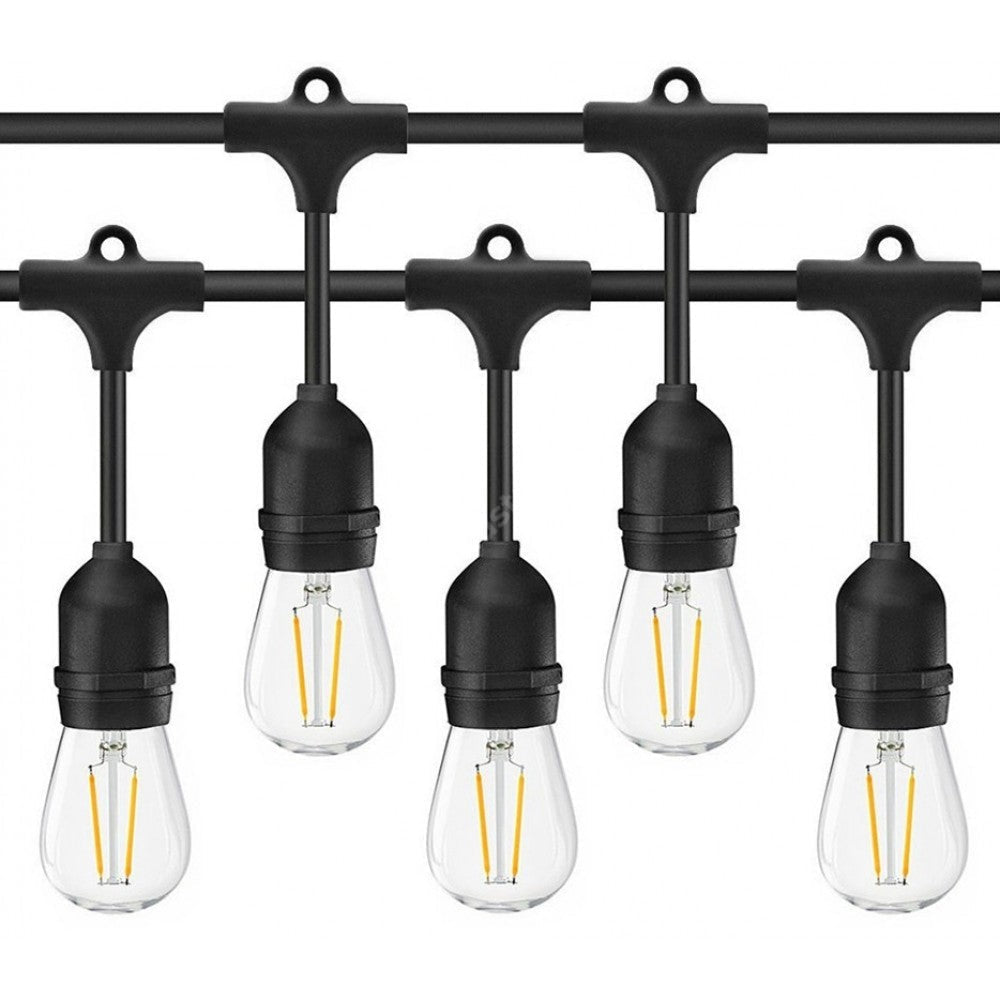 Kit Complet Ghirlanda Luminoasa 10M / 15Xe27 Interconectabil Becuri Incluse Home & Garden
