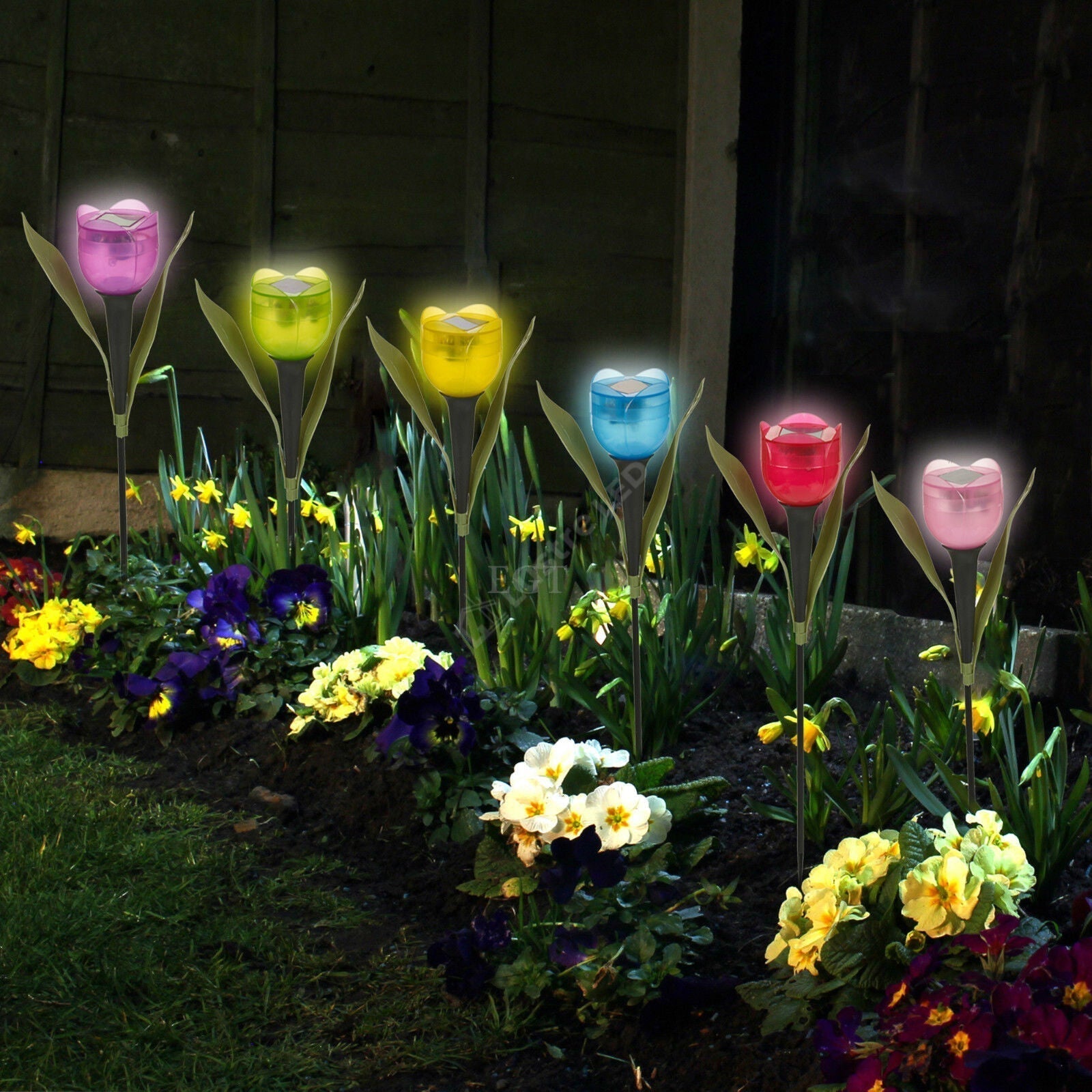 Lalea Led Cu Incarcare Solara - Diverse Culori Rgb Solar Lamp