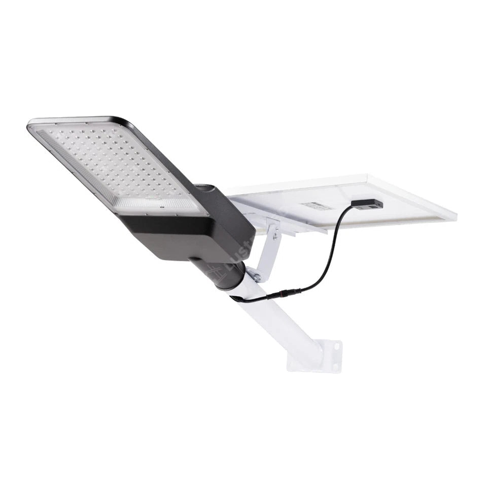 Lampa LED 500W Iluminat Stradal Cu Panou Solar Si Brat Inclus cu Telecomanda Premium