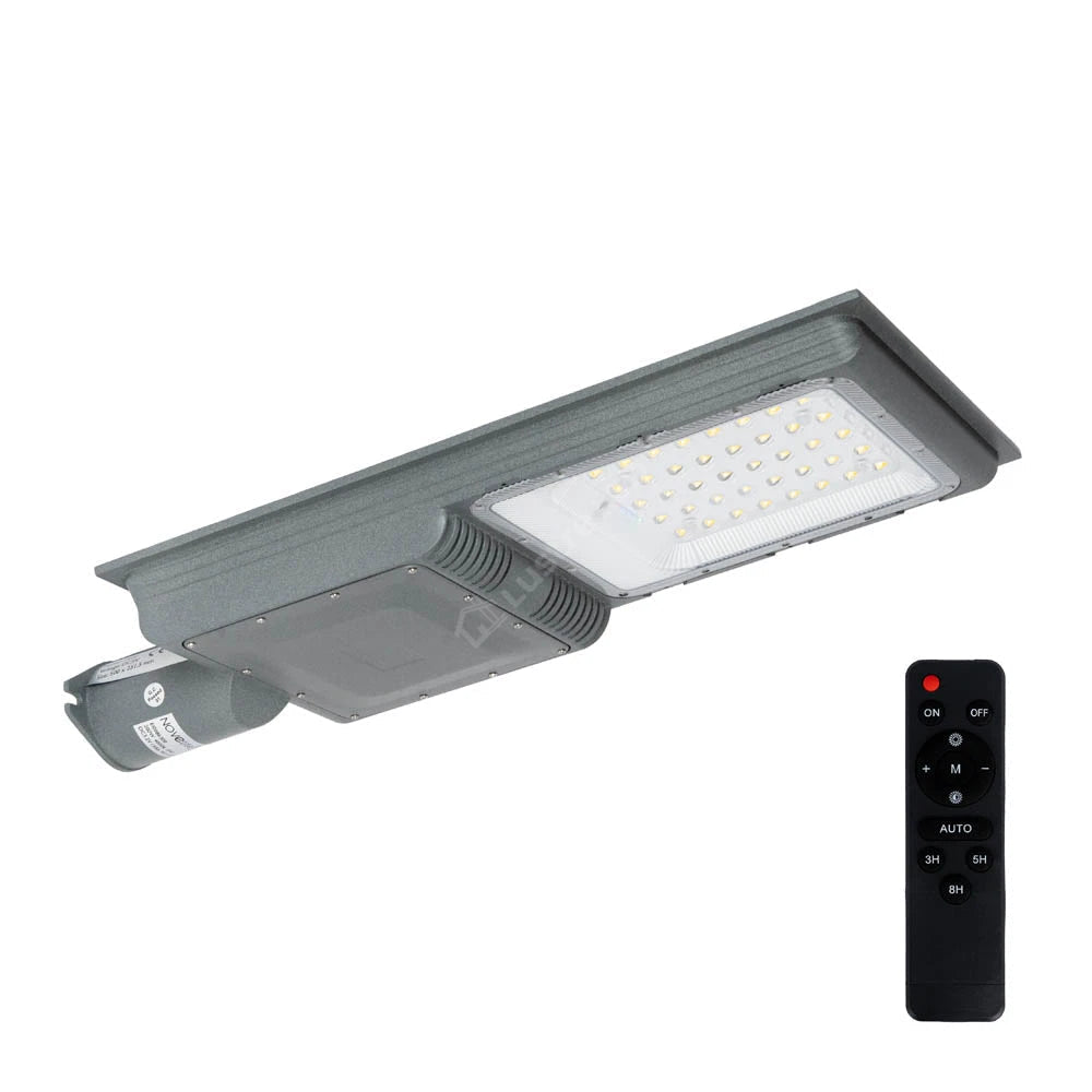 Lampa LED Iluminat Stradal cu Senzor 200W 4000K 1800lm Telecomanda Premium