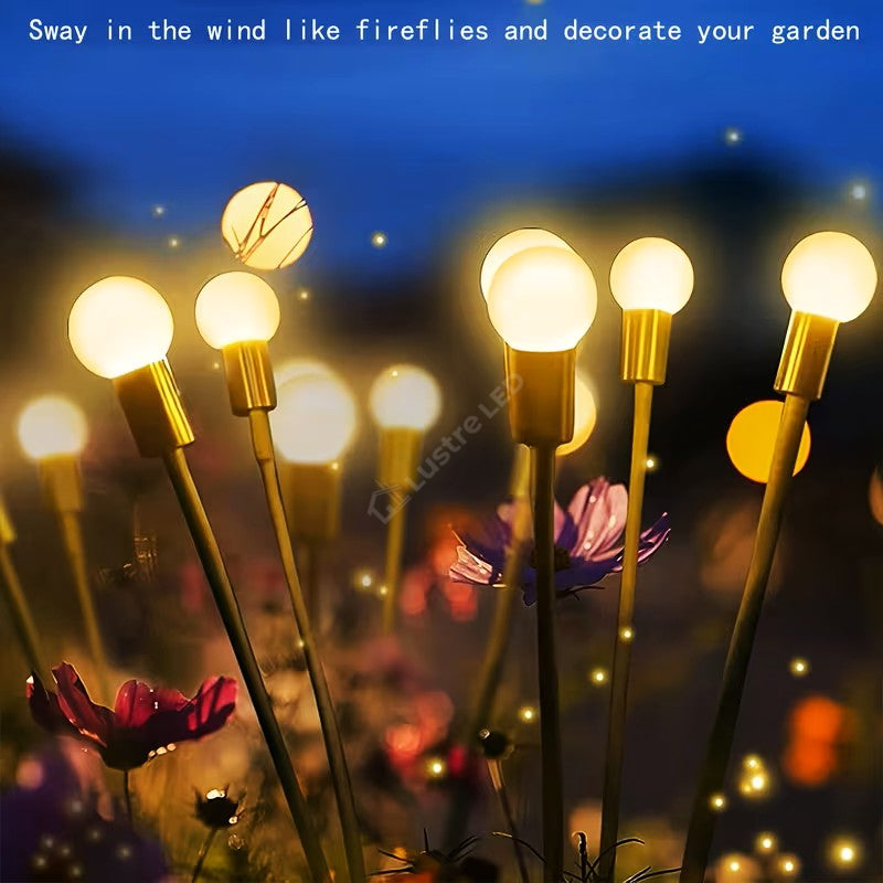 Lampa LED Solara FireFlys 65cm - Set 2 buc