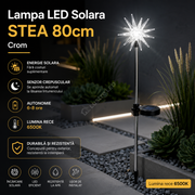Lampa LED Solara STEA 80cm Crom 6500K
