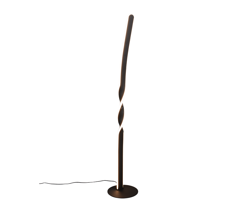 Lampadar LED Premium Ginko Black Echivalent 200W | 110CM | 3000K