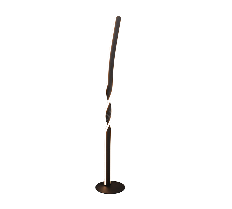 Lampadar LED Premium Ginko Black Echivalent 200W | 110CM | 3000K