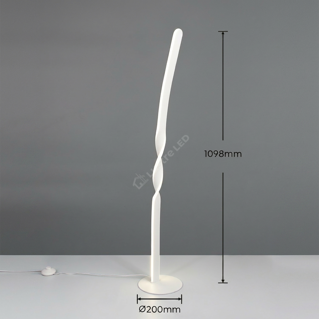 Lampadar LED Premium Ginko White Echivalent 200W | 110CM | 4000K