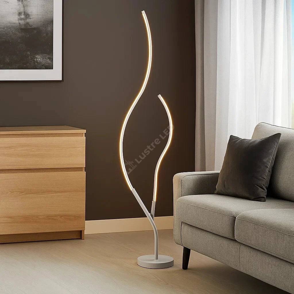 Lampadar LED Rezo White Echivalent 300W | 145CM | 3 Tipuri de Lumina