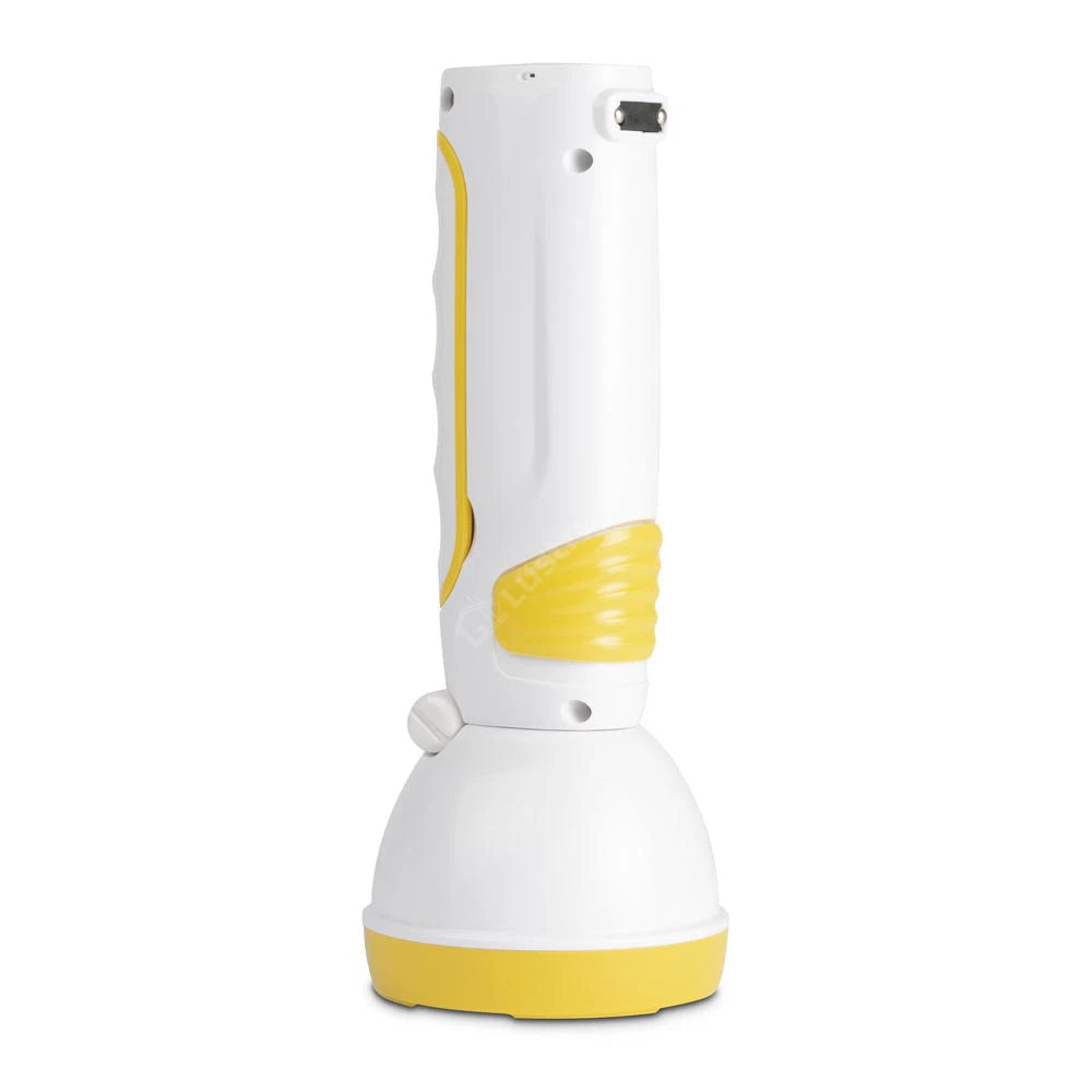 Lanterna LED Enzo Yellow & White cu Acumulator si Cap Orientabil 21CM