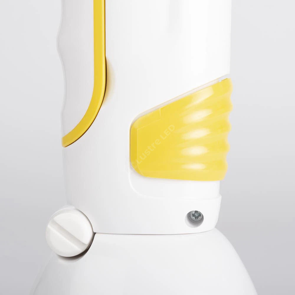 Lanterna LED Enzo Yellow & White cu Acumulator si Cap Orientabil 21CM