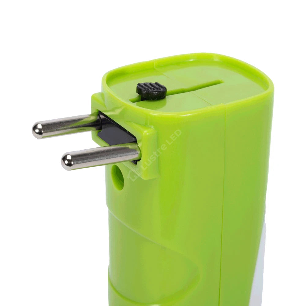 Lanterna LED Genoa Green & White cu Acumulator 15CM