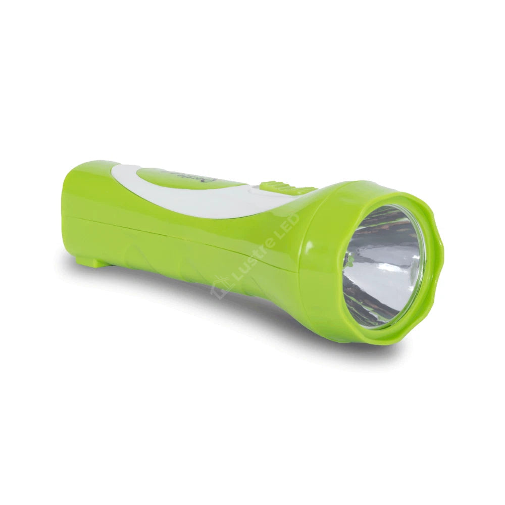 Lanterna LED Genoa Green & White cu Acumulator 15CM