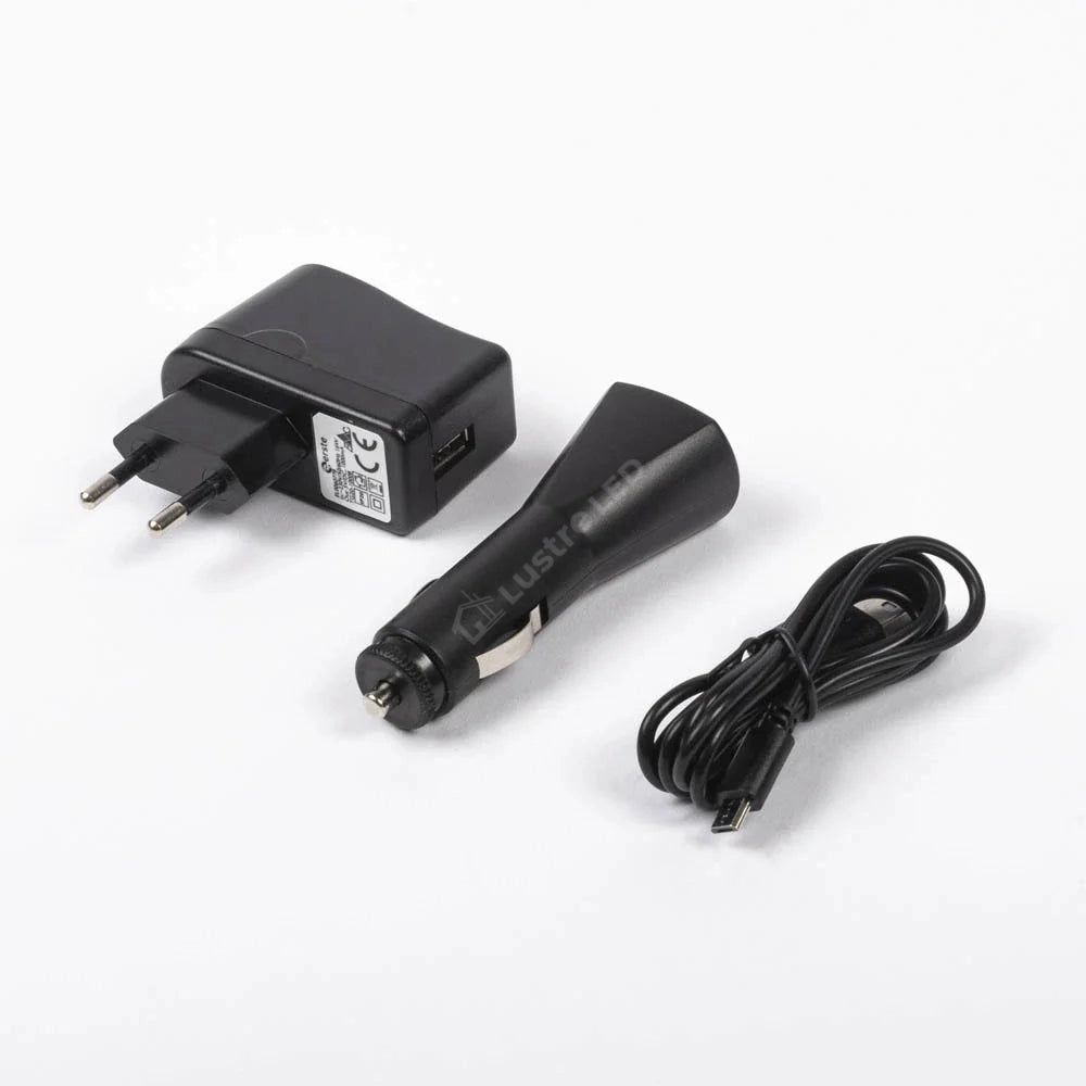 Lanterna LED Hugo Magnet Black cu Acumulator 28CM