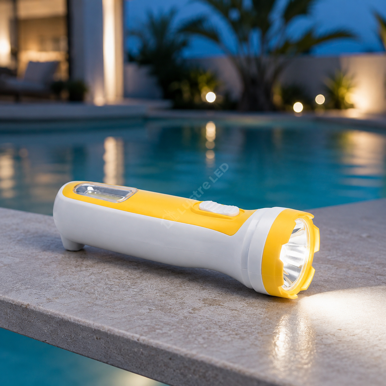 Lanterna LED Kenne Yellow & White cu Acumulator 16CM