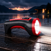 Lanterna LED Kimy Black & Red cu Acumulator 14CM